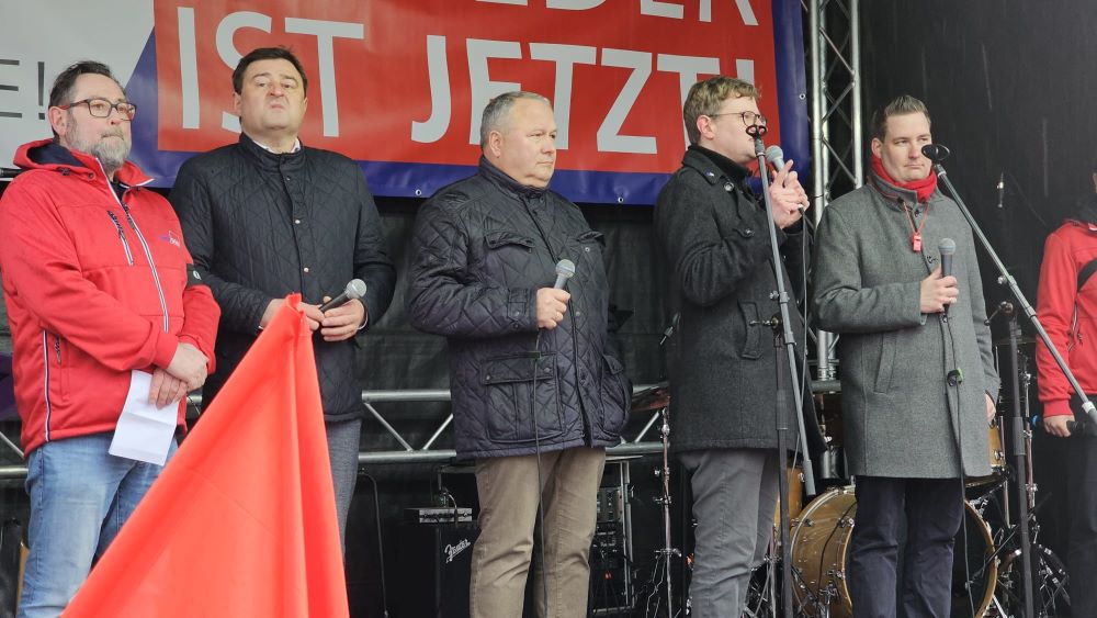 Demo gegen den Afd-Landesparteitag